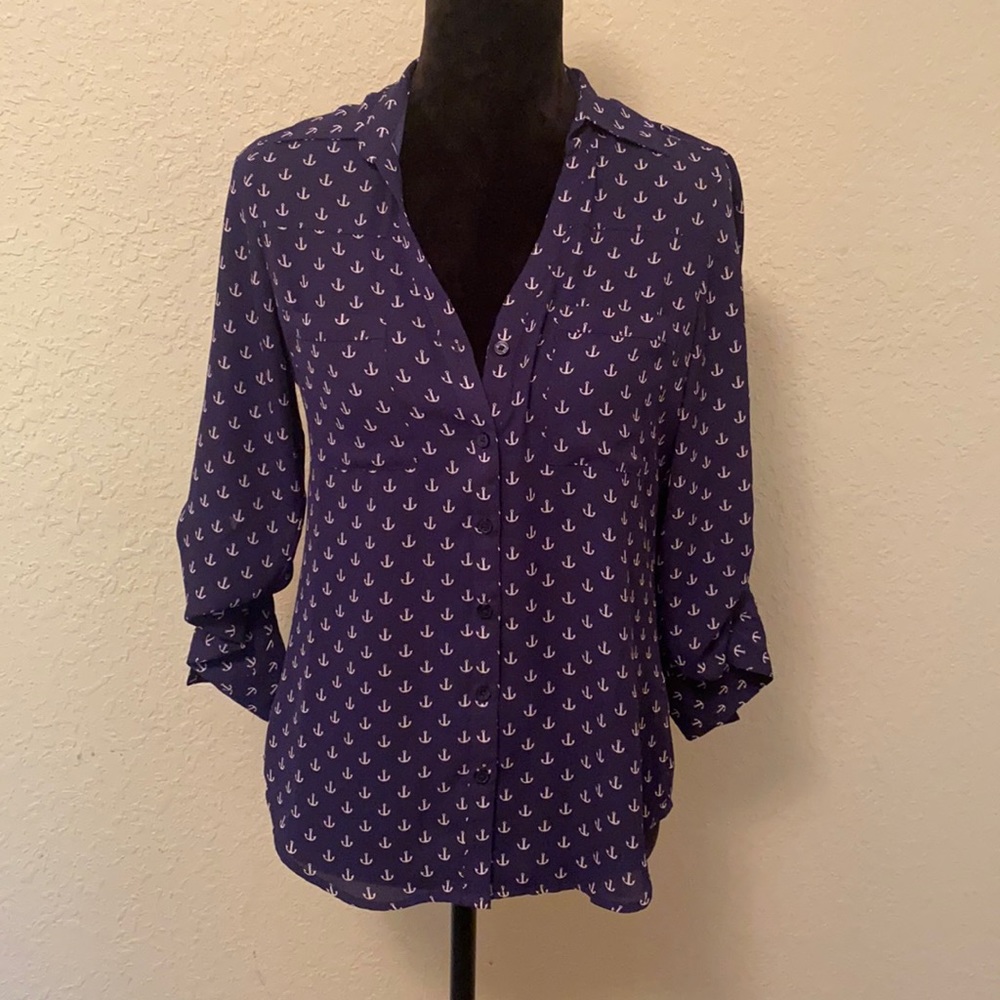 Express Anchor/Nautical Portofino Shirt